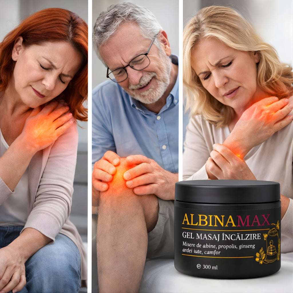 Pachet 2x Gel Albina max dureri articulare (spate&gât)