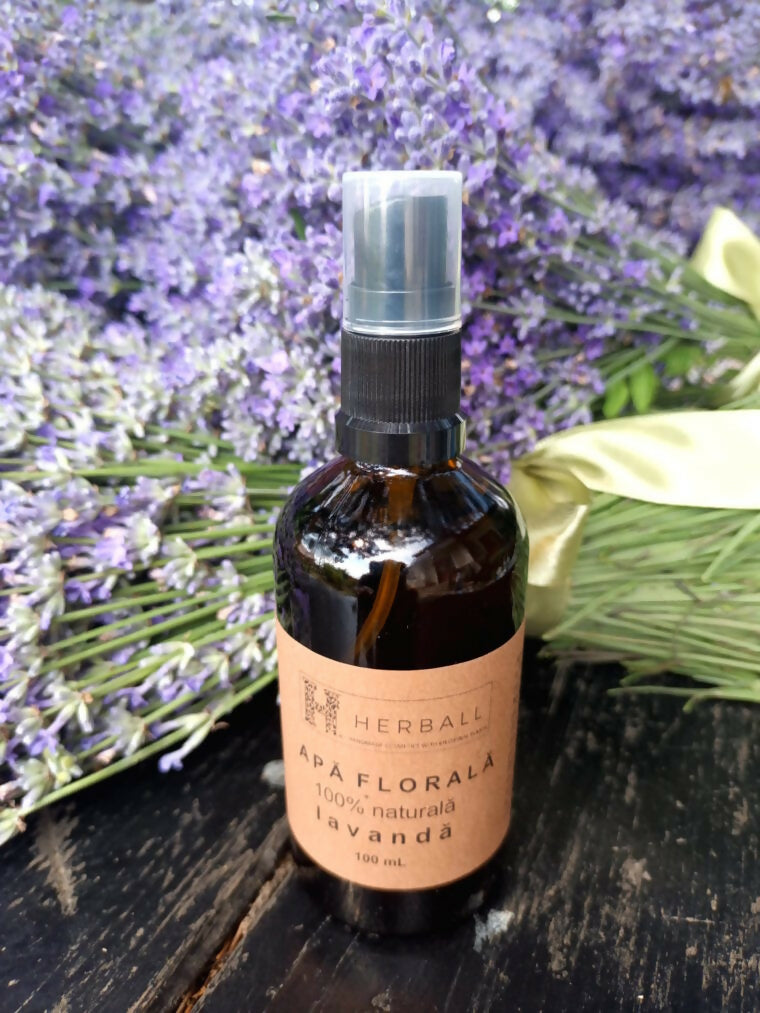 Apă florală de lavandă pură, 100% naturală