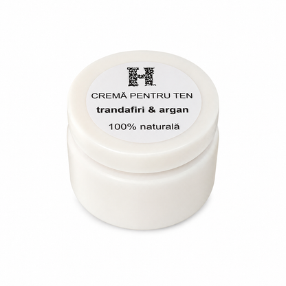 Cremă de față, cu trandafiri & argan