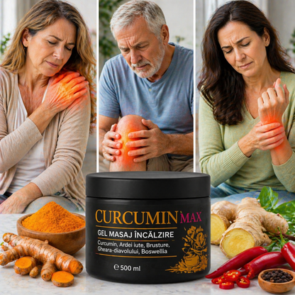 Gel Curcumin Max cu Turmeric – Circulație mai bună
