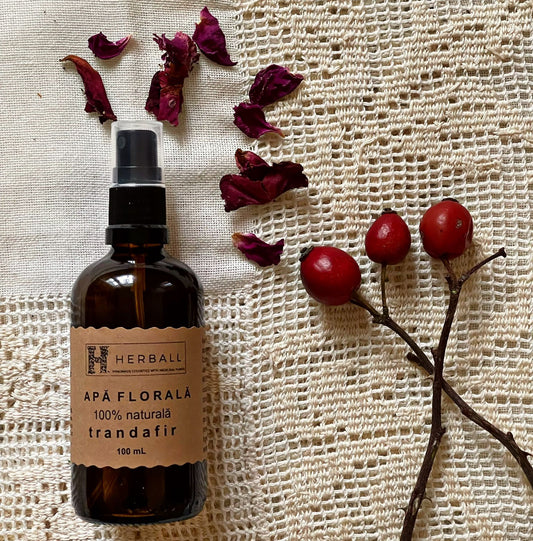 Apă florală de trandafir, PURĂ, 100% NATURALĂ