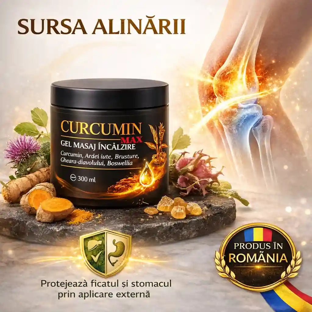 Pachet Promo: 3x Gel Curcumin Antiinflamator + 1 CADOU