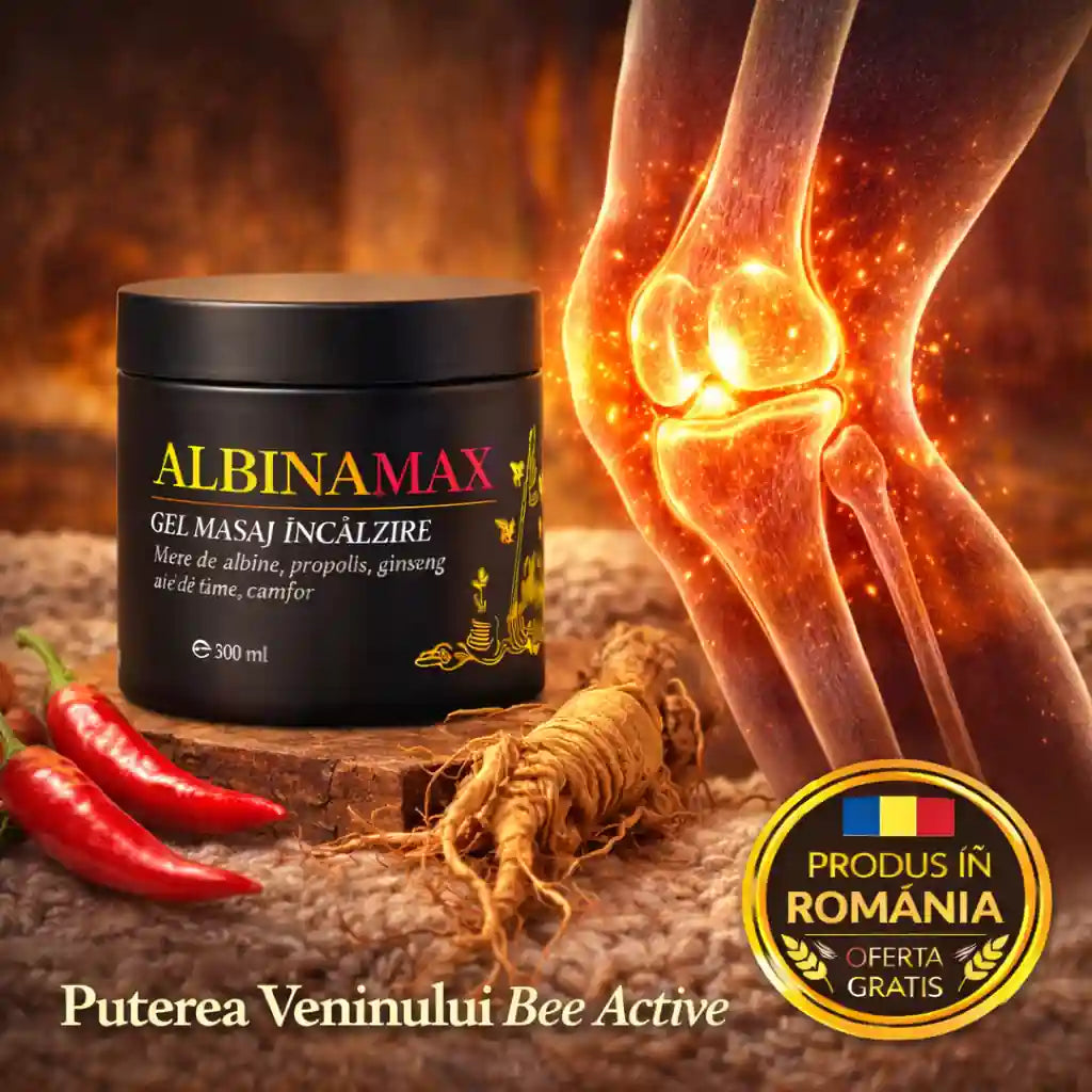Pachet Promo: 3x Albina Max + 1 CADOU (Gel reumatism)