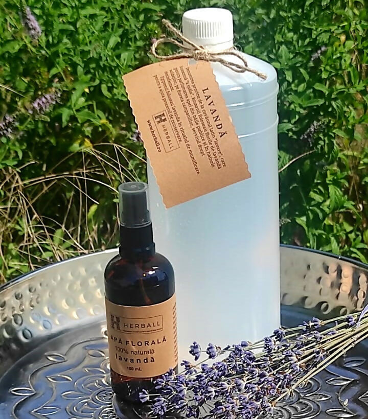 Apă florală de lavandă pură, 100% naturală