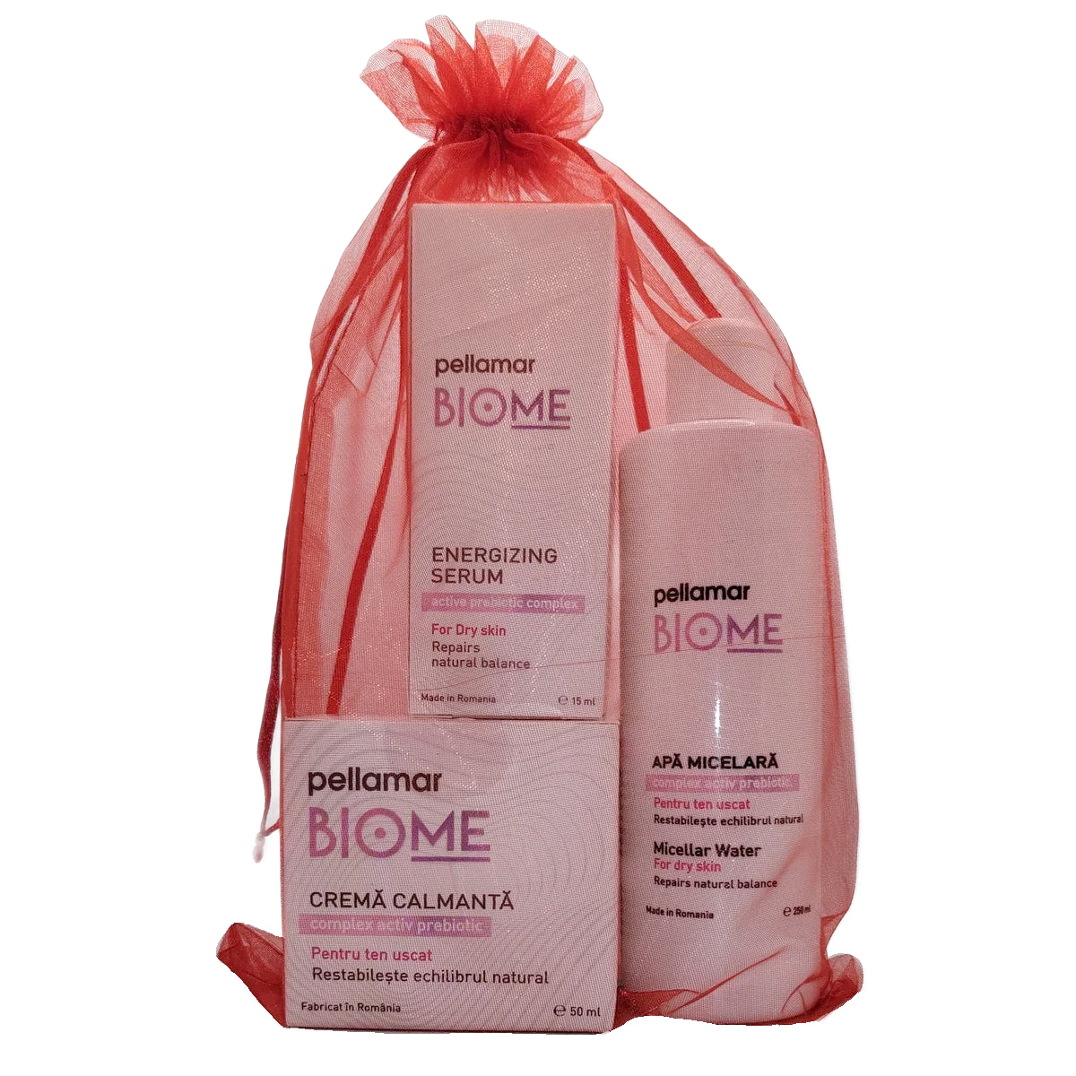 COMPLETE BIOME DRY SKIN PACK (Soothing Cream + Energizing Serum + Micellar Water)