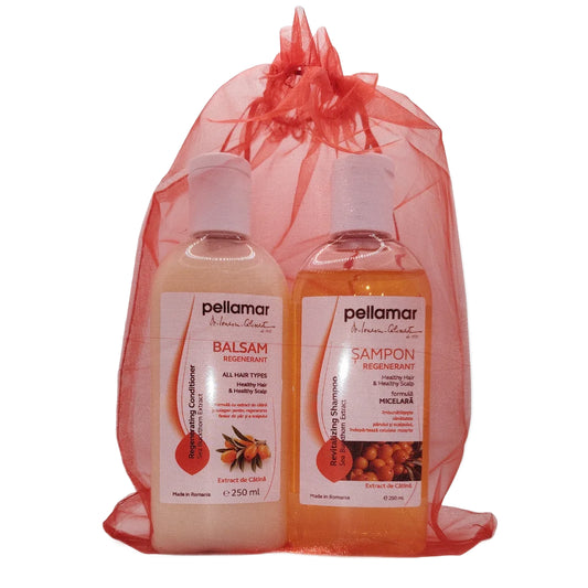 Pachet BEAUTY HAIR CĂTINĂ (Șampon regenerant + Balsam regenerant)