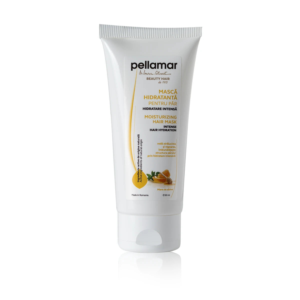 Mască hidratanta pentru par - miere de albine și ulei de jojoba 60ml