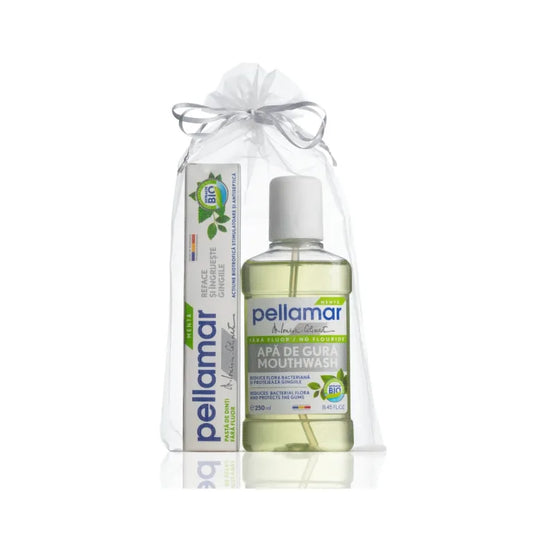 Pachet Oral Care (apa gura + pasta dinti menta)