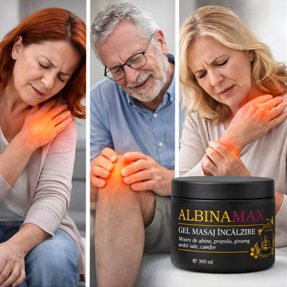 Pachet 2x Gel Albina max dureri articulare (spate&gât)