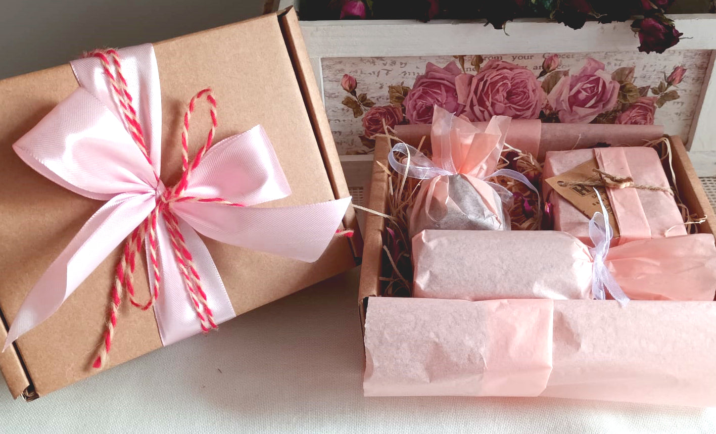 Set cadou roz bonbon - ten & corp