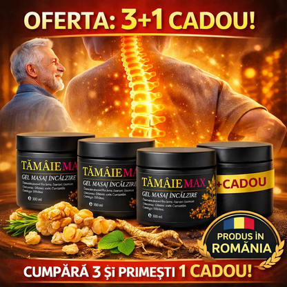 Pachet Promo: 3x Gel Tămâie Max + 1 CADOU(Gel spondiloză)