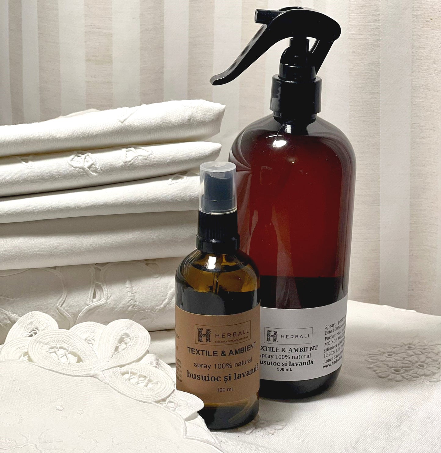 Spray natural pentru textile și ambient