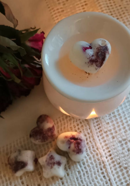 Set aromaterapie candelă & tablete ceară